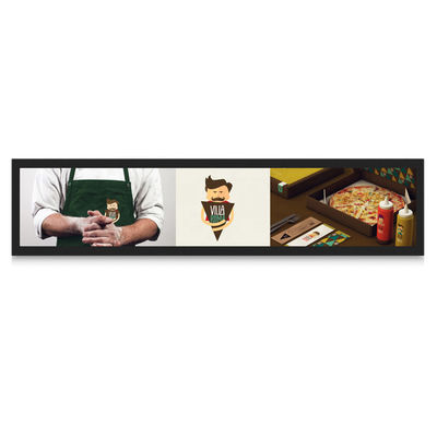 Nowy element Mały odstęp pikseli COB Ekran półkowy P1.87 Używany w supermarkecie/klubach/sklepach Wewnętrzny pasek LED Sig