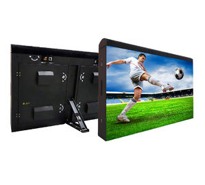 Duża wypożyczalnia Aluminiowa szafa do odlewania na maty Super Clear IP65 wodoodporny P10 Stadium LED Display