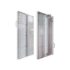 Światła waga Przejrzystość Led Video Wall Mesh Billboard Glass Display wodoodporny Przejrzystość Led Video Wall