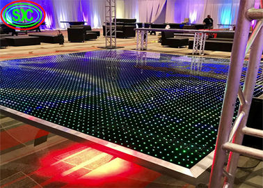 Chiny SMD3535 Sound Active Dj Led Disco Dance Floor Ciepłe białe panele wiązki