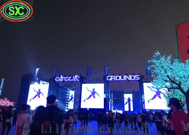 Wodoszczelny aluminium HD 6mm Pixel Pitch Stage Ekran LED Koncert