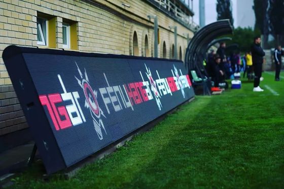 Zewnętrzny pełnokolorowy ekran P10 SMD Stadion piłki nożnej obwód LED