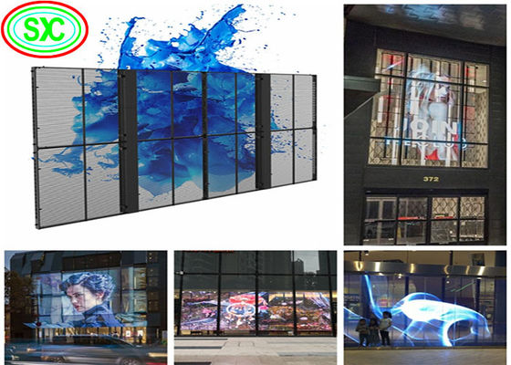 2500 nitów Przejrzysty ekran LED