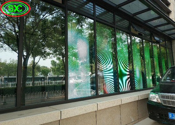 2500 nitów Przejrzysty ekran LED