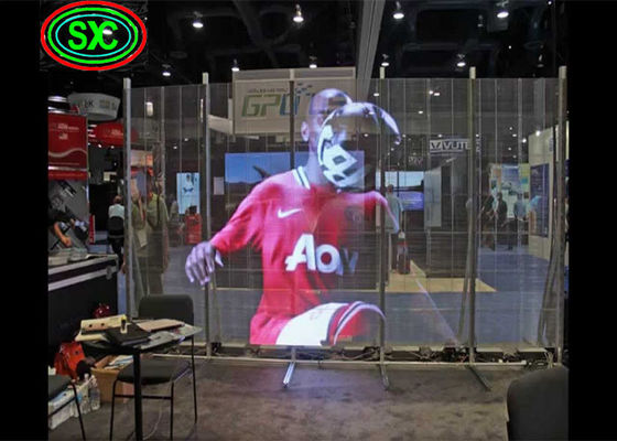 P3.91-7.82 W pełni kolorowy przezroczysty ekran LED 1000x1000 mm