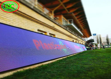 Wynajem okna aluminiowego z odlewem do wylewu Moduł miękkiego ekranu RGB Panel P8 IP65 Płyty reklamowe LED na stadionach
