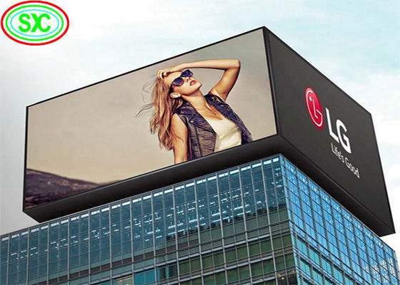 Dobra cena Wodoszczelny P10 Ekran LED w pełnym kolorze Reklamowy billboard z kolumną w Internecie