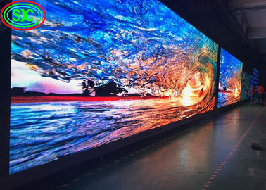 P8 Ekran aluminiowy do odlewania na zewnątrz LED, wodoodporny HD, ściana wideo w centrum handlowym