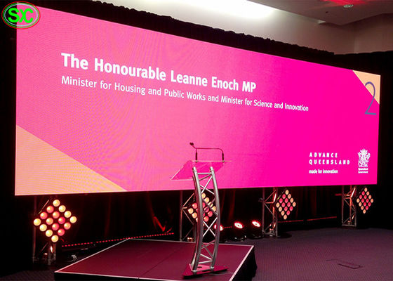 Imprezy sceniczne GOB P1.6 2500cd / Wewnętrzna, pełnokolorowa ściana telewizyjna z cyfrowym wyświetlaczem LED