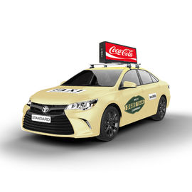 Podwójny bok P5 Reklamy LED Display Samochodowy dach znak Taksówka Top LED Display