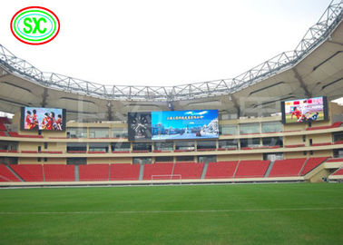 P10 W pełnym kolorze, w wysokiej rozdzielczości Stadion Piłki Nożnej, LED billboardy reklamowe
