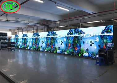 Wykładany aluminiowy ekran sceniczny duży HD 160x160mm P2.5 Wewnętrzny Ultra-HD Oszczędność energii LED ściana wideo