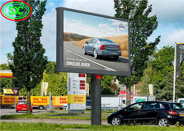 Ekran wynajmu na zewnątrz wodoodporny HD niskiej energii IP65 stały P10 LED wyświetlacz Billboard