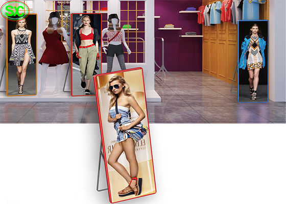 Inteligentny wewnętrzny totem LED do wyświetlania plakatów