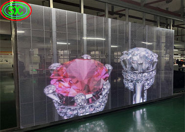 P3.91mm-7.82mm Przejrzysty panel ekranu LED Wysoka jasność pełny kolor