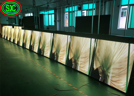 10 mm lub więcej Wysoka częstotliwość odświeżania Bez odgłosów 3840hz Reklama LED Billboard zewnętrzny pełnokolorowy ekran LED