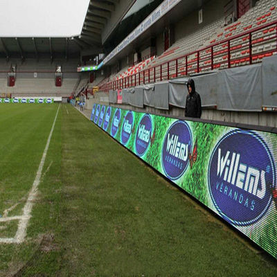 Dobra cena Billboardy LED Wodoodporny wyświetlacz LED na obwodzie stadionu P8 do wypożyczenia wyświetlacza z ekranem LED na obwodzie stadionu piłkarskiego w Internecie