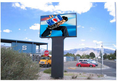 P2 Wnętrze pełnokolorowe LED Billboard Die-Cast Aluminium Billboard Plain Steel Cabinet 128 X 64 Matrix