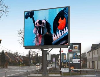 P10 Zewnętrzny pełnokolorowy wodoodporny HD LED billboardy Aluminiowa szafa do odlewu 3 lata gwarancji