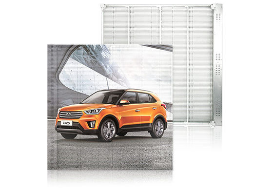 Przezroczysty ekran LED o wysokiej jasności Billboard Epistar Chip 3 lata gwarancji wyświetlacz LED przezroczysty