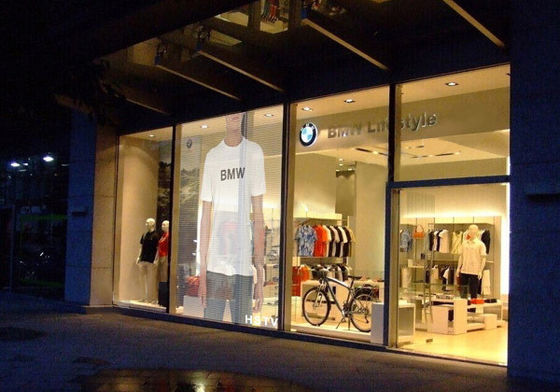 P3.91-7.82 Przejrzysty ekran LED 5000 cd/m2 w pełnym kolorze