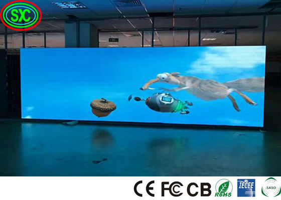 Bez smaru HD Audio-Visual P2 P3 256*128mm Wewnętrzny pełnokolorowy ekran LED pełnokolorowy wyświetlacz LED