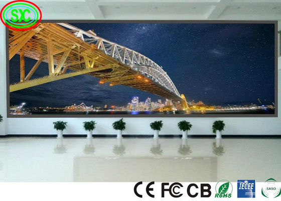 Bez smaru HD Audio-Visual P2 P3 256*128mm Wewnętrzny pełnokolorowy ekran LED pełnokolorowy wyświetlacz LED