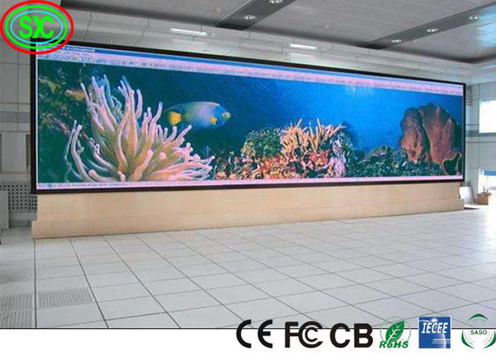 Bez smaru HD Audio-Visual P2 P3 256*128mm Wewnętrzny pełnokolorowy ekran LED pełnokolorowy wyświetlacz LED
