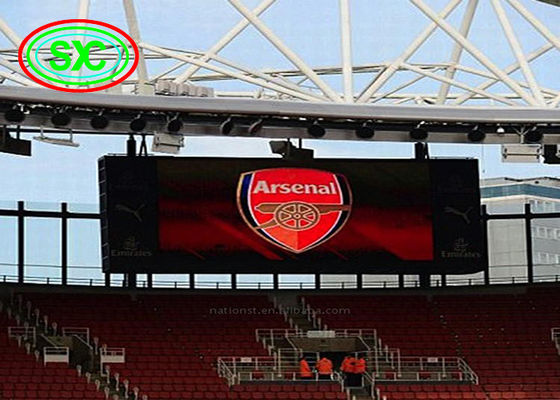 Stadyum zewnętrzne Led Display krzyk Reklama P10 w pełnym kolorze 960 * 960mm billboardy
