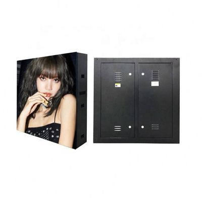 P10 Ekran LED zewnętrzny zewnętrzny w kabinie stalowej