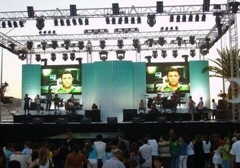 pełnobarwny ekran P6 na zewnątrz Wynajem sceny LED Wysoki szarość dla koncertów