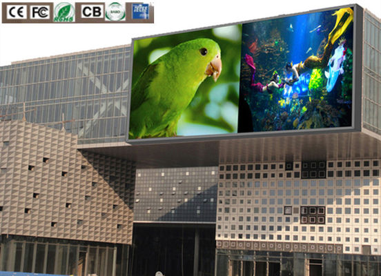 Budynek P10 SMD Ekran LED Reklama Billboard Super Clear Vision 3 lata gwarancji