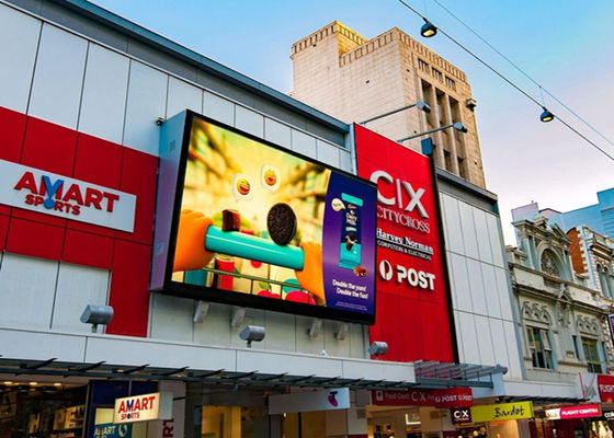 Budynek P10 SMD Ekran LED Reklama Billboard Super Clear Vision 3 lata gwarancji