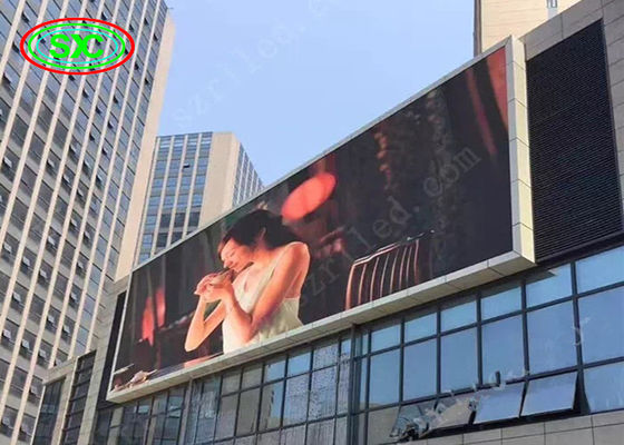 P6 Wnętrzny pełnokolorowy ekran aluminiowy LED do sklepów / lotnisk, 384mmx192mm