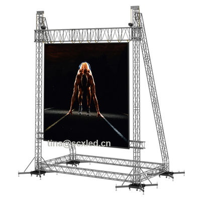 Wodoszczelny na zewnątrz pełnobarwny SMD2727 40000 kropek/m2 P5 Stage LED Video Wall