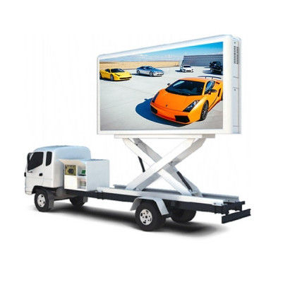 Duży rozmiar P6 Truck Led Reklama komercyjna do kina zewnętrznego samochodu / furgonetki