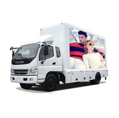 Zewnętrzny HD w pełnym kolorze Video Truck Mounted Led Screens Multimedia Reklama P10