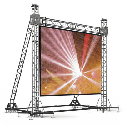 P4 wyraźne obrazy reklamowe ekrany LED, wiszące LED ekran wideo Lightweight 1/8 1R1G1B skanowania