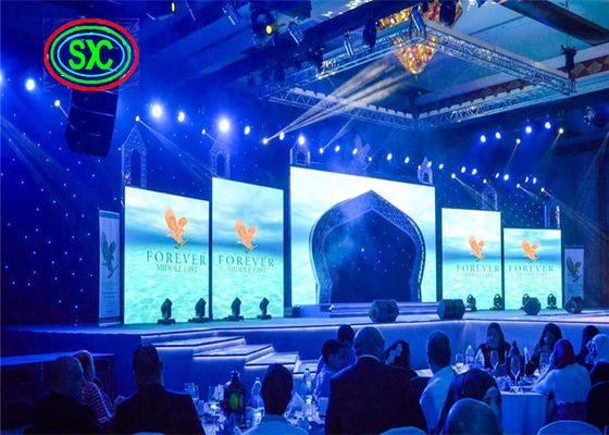 Wysoka jasność Indoor P3.91 Reklama Tło sceny panelu LED 1R1G1B