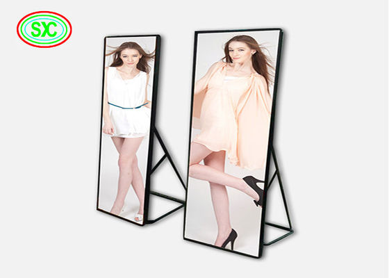 Wnętrze P2.5 pełnobarwny wyświetlacz LED lustro Bezprzewodowy USB 4G WiFi Smart Control Poster