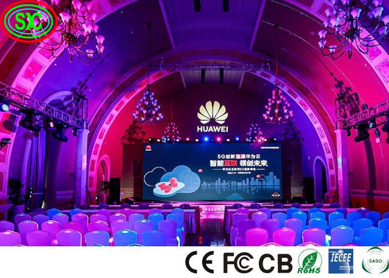 Pełnokolorowy 25W 1000CD/M2 P3.91 P4.81 Ekran LED sceniczny Ekran LED w tle scenicznym