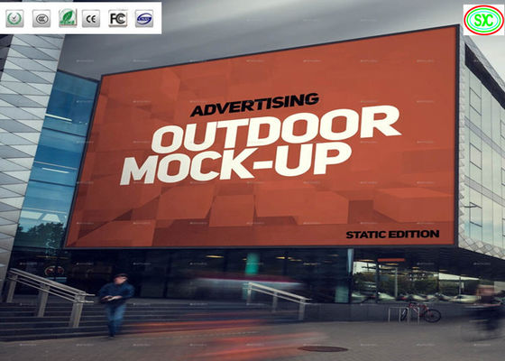 Wysokiej wydajności pełnobarwne duże reklamy zewnętrzne Led Display wynajem P10