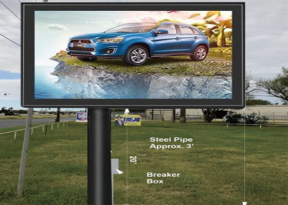 Wysoka jasność powyżej 5000 nits SMD P10 Outdoor Advertising LED Billboard