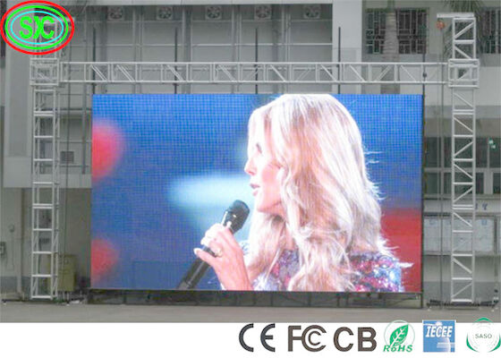 FCC IECEE 6000cd 40000dots/sqm 1R1G1B Scene Led Screens pełnobarwny wyświetlacz LED