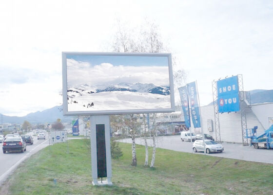 P6 Zewnętrzna wysokiej rozdzielczości pełnobarwna wodoodporna aluminiowa szafa do odlewu LED