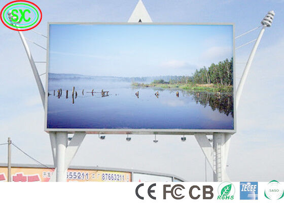 Zewnętrzny P6 SMD2727 1R1G1B 7000cd/m2 Panel LED w pełnym kolorze zewnętrzny wyświetlacz LED w pełnym kolorze