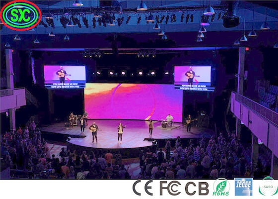 Wnętrze / zewnętrzny ekran aluminiowy LED P3, Konferencja HD LED Video Wall