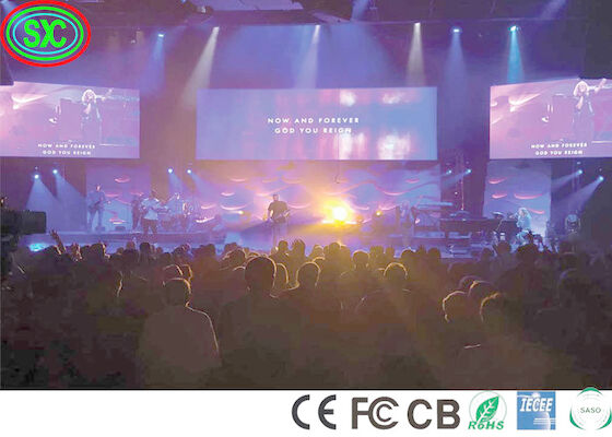 Full Color LED Rental Screen for Outdoor All Talent Stage 2500 Nits Jasność 3 Wysoka gęstość pikseli 40000 punktów/m2