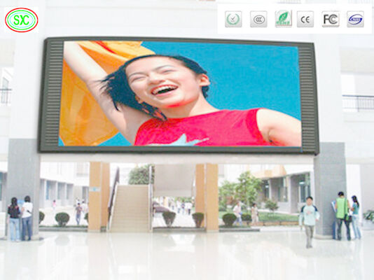 Wysoka częstotliwość odświeżania SMD3535 Outdoor Full Color P6 Advertising Billboard