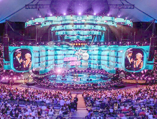 wodoodporny IP65 zewnętrzny P5 pełnokolorowy tło sceniczne wydarzenia Led Video Wall Screen